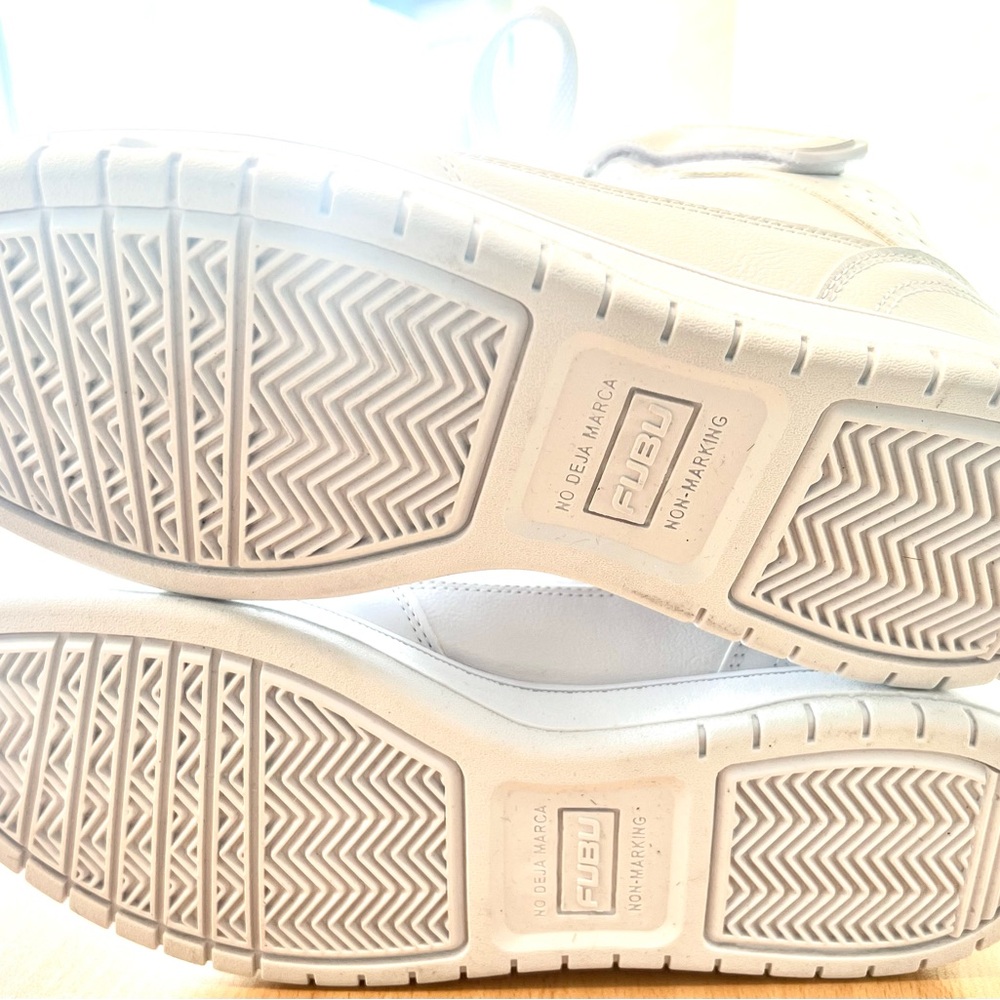 🆕 FUBU White High-Top Sneakers - Picture 8 of 9